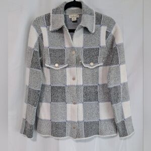 Rachel Zoe Plaid Shacket Weekend Vibes Medium